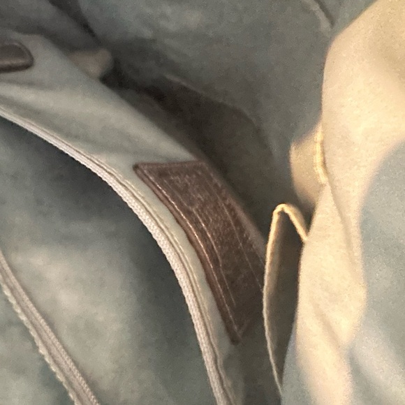 Coach Silver Metallic crossbody and shoulder bag in leather. - Picture 3 of 3